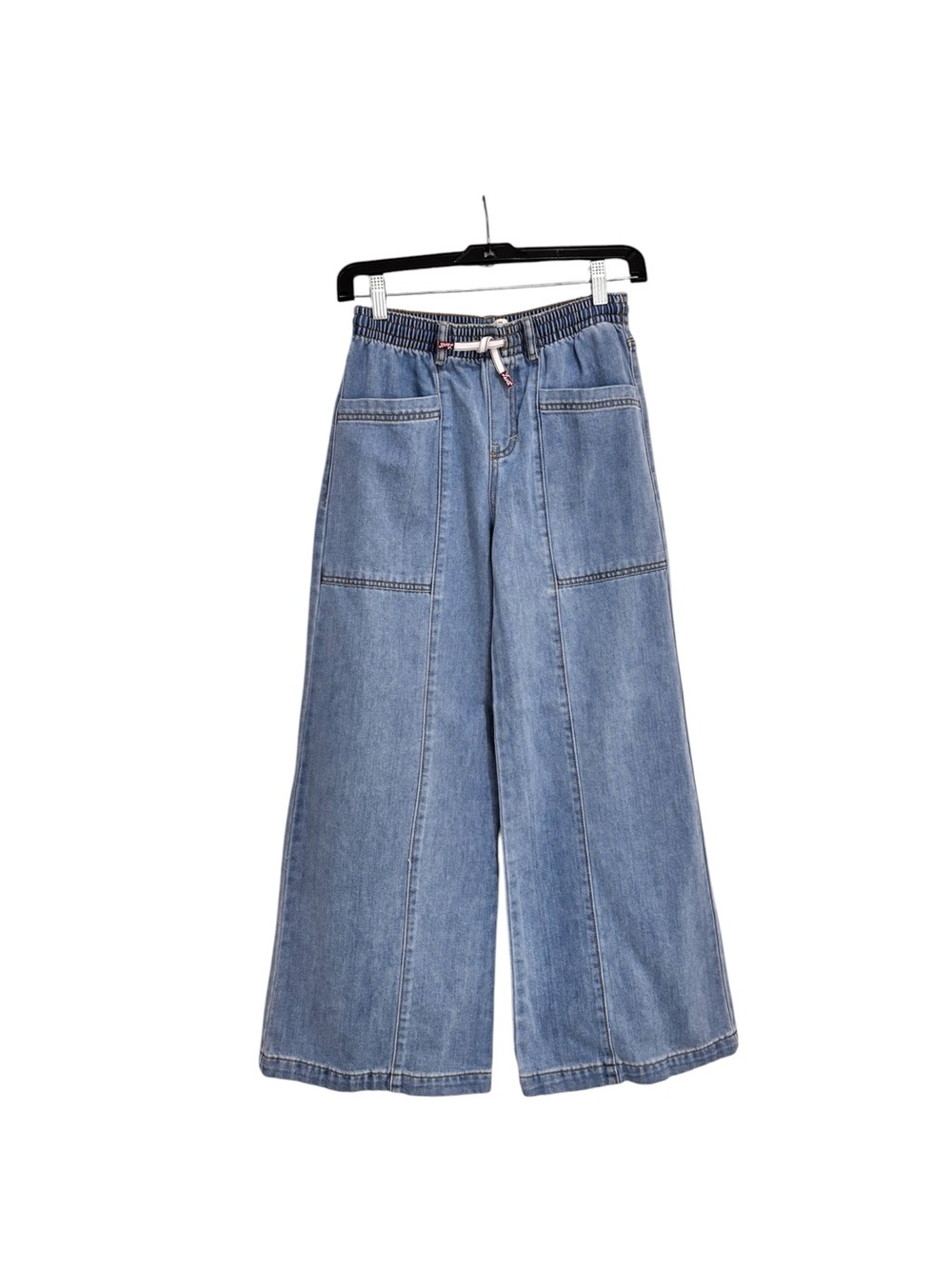 Levi’s High Rise Baggy Pull On Wide Leg Big Girls Large ( 12-14) EUC - Picture 4 of 13